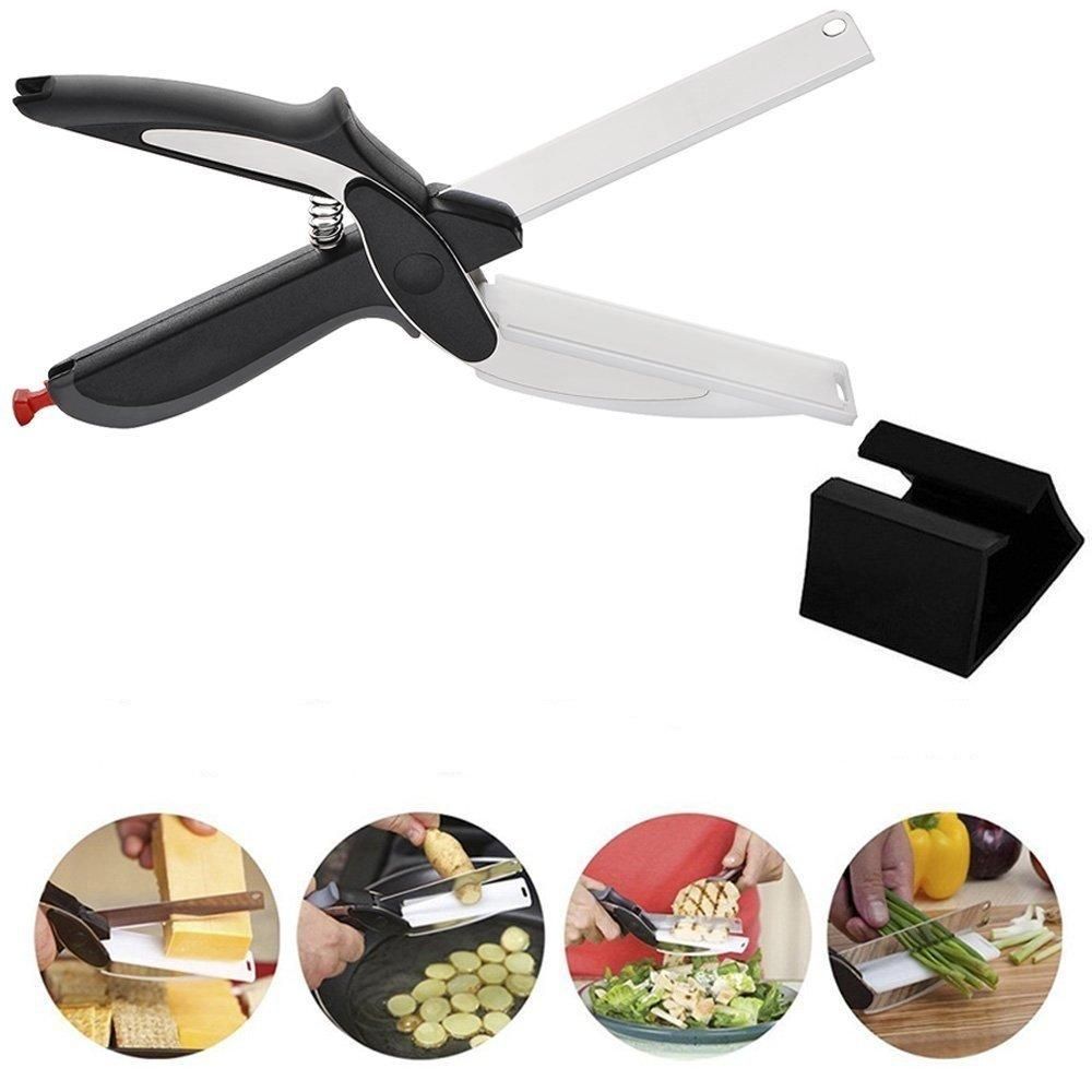 2-in-1 Clever Cutter slicing vegetables (FREE DELIVERY + 60% OFF)