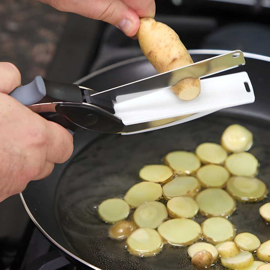 2-in-1 Clever Cutter slicing vegetables (FREE DELIVERY + 60% OFF)