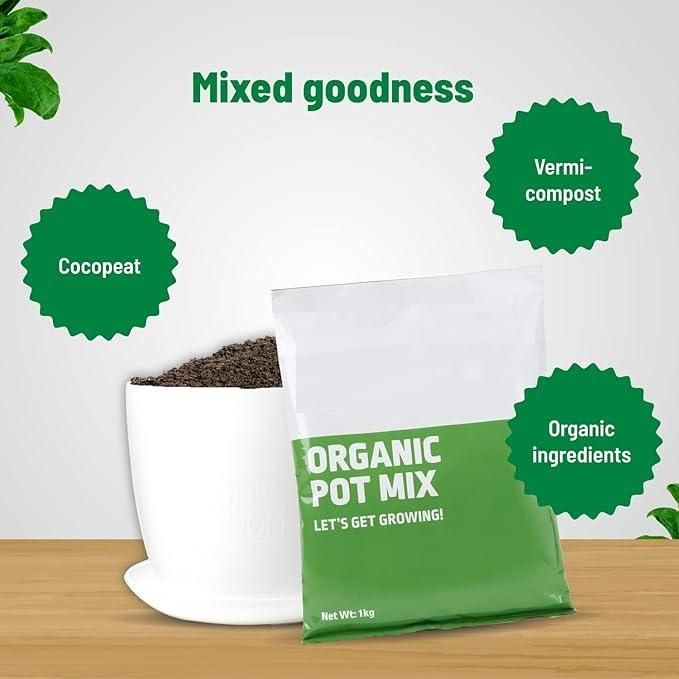 Organic Pot Mix 500gm - Safe for Soil & Earth ( Free Delivery )