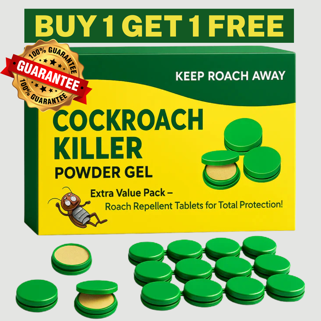 🔥Powerful Cockroach Killer Gel | Buy 1 Get 1 FREE🔥 ( 70% OFF + FREE DELIVERY)